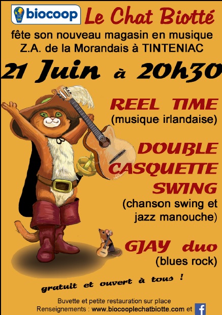 A Tinténiac, on fête notre ouverture en musique ! A Tinténiac, on fête notre ouverture en musique !