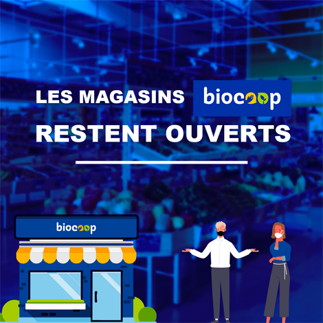 Vos magasins Biocoop Le Chat Biotté restent ouverts pendant le confinement ! Vos magasins Biocoop Le Chat Biotté restent ouverts pendant le confinement !
