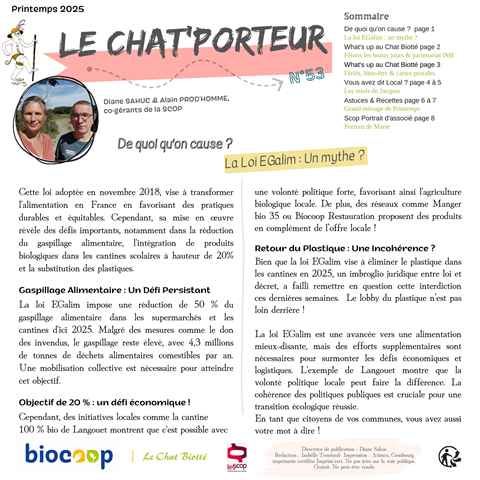 CHAT'PORTEUR