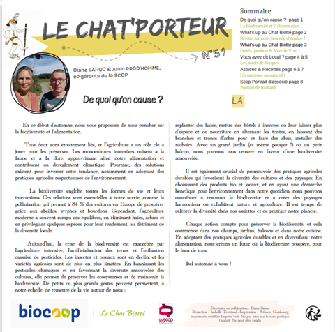 CHAT'PORTEUR